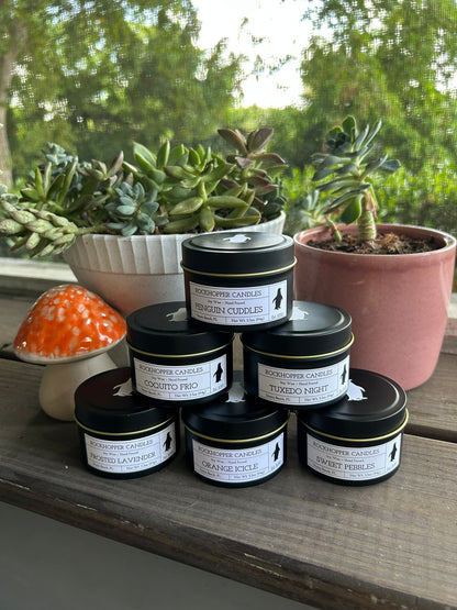 6pk Small 3.3oz Soy Wax Candles